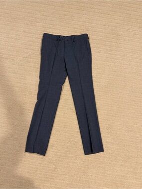 TALLIA Boys Navy Dress Pants - Flat Front